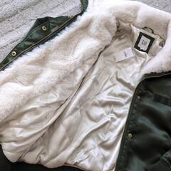 GAP フェイクファーライニング ボンバージャケット Lサイズの画像