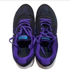NIKE ナイキ　ランニングシューズ　24.5  レボリューション3　ｍ0728-70 紫　パープルの画像