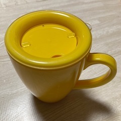 mix-style HOON MUG マグカップ　蓋付き　イエロー　人気の画像