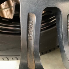 200系ハイエース18インチ225\50R18C 4本セットタイヤ溝有の画像