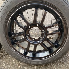 200系ハイエース18インチ225\50R18C 4本セットタイヤ溝有の画像