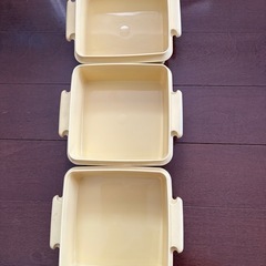 本物　タッパーウエア　3個の画像