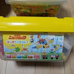 学研のニューブロック はじめてのセット1と2枚目おまけつきの画像