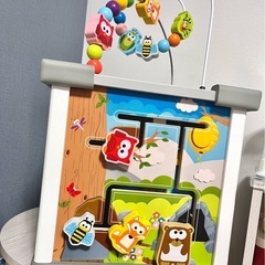 【安全対策済】知育アクティビティキューブ【美品】の画像