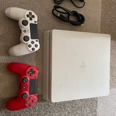 PS4 ホワイト 1TB+32インチテレビセット の画像