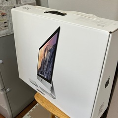アップル　apple iMac 27インチの空箱の画像
