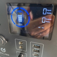 ポータブル電源500w、難あり故障ありの画像