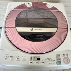シャープ　洗濯機　8kg （2013年製）の画像