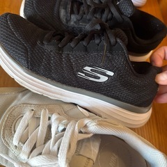 NIKEとスケッチャーズの画像