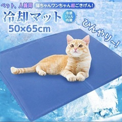 『美品』冷却マット 65×50　ペットの画像