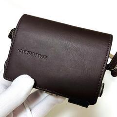 【生産終了 / オリンパス】OLYMPUS 純正 デジタルカメラケース ブラウンの画像