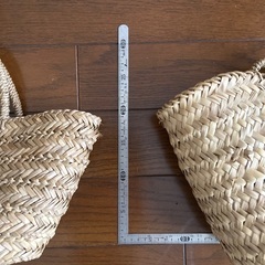 カゴバッグ　2種類の画像