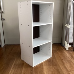カラーBOX(白)【町田市再生家具)0815の画像