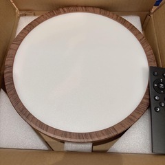 ledシーリングライト 30cm 6畳 木目 スペクトルランプ 調光調色 極薄型の画像