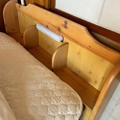 シングルベッド収納引き出し付きの画像