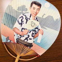 うちわ レトロ ①の画像