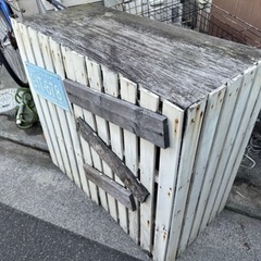 スノコ3枚 板 室外機カバーの画像