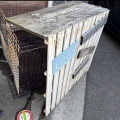 スノコ3枚 板 室外機カバーの画像