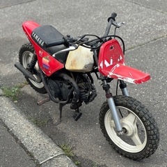 【値下げ】PW50 キッズ オフロード　ミニバイク クラッチレスの画像
