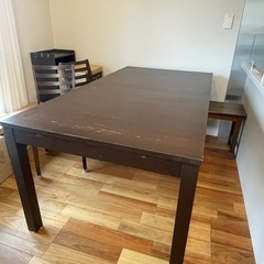 IKEA NORDEN ダイニングテーブル　中古　傷汚れあり IKEA NORDEN イケア ノールデン ダイニングテーブル - メルカリ