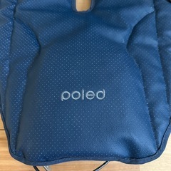 airluv poled チャイルドシートクッション ネイビーの画像