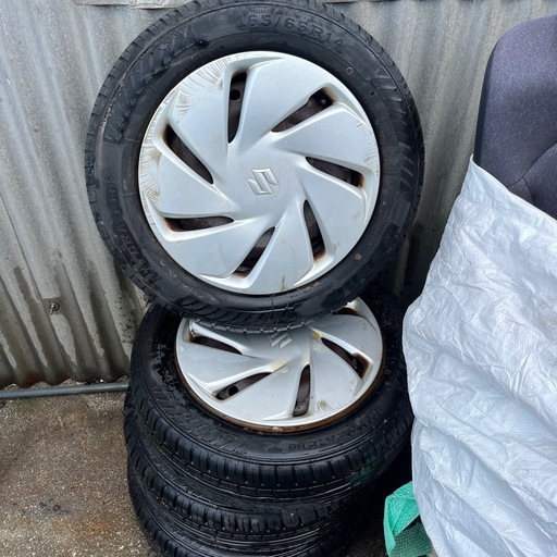 ソリオ純正スチールホイール&タイヤ