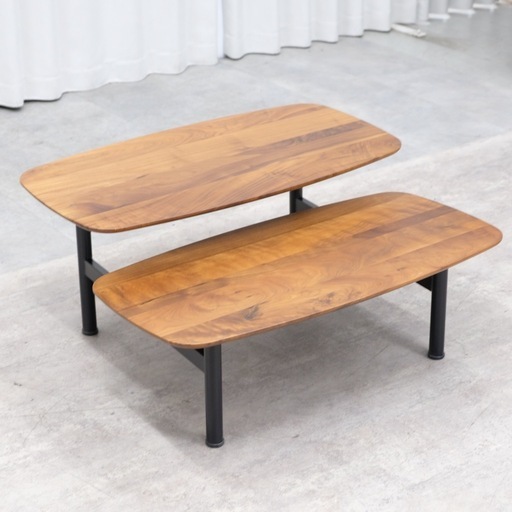 KH-36【新入荷　リサイクル品】リーンロゼ　パントグラフ　センターテーブル　ブラウン