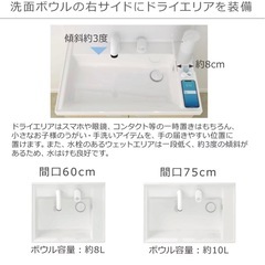 化粧洗面台【未使用】の画像