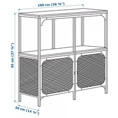 IKEA 購入　スチール棚の画像