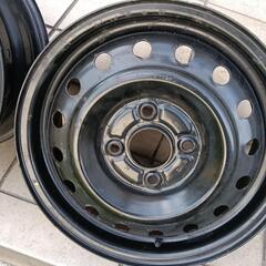 再塗装！現行モデルラパン純正 ホイール4本セット！の画像