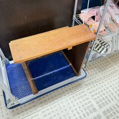昭和レトロ 踏み台 2段 木製の画像