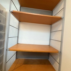 無印 MUJI ステンレスユニットシェルフの画像