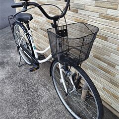中古自転車変速無し 26インチ LEDダイナモ 軽整備済み 防犯登録対応 町田市 相模原市 MM817の画像