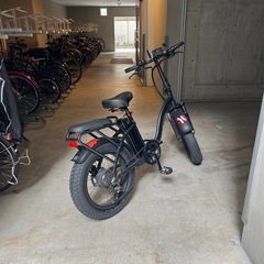 電動自転車　バイク　自動走行、アシスト両方可の画像