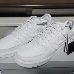 格安 新品 エアフォース1Low キャンバス白の画像