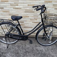 中古自転車変速無し 26インチ LEDオートライト 軽整備済み ...