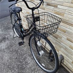 中古自転車変速無し 26インチ LEDオートライト 軽整備済み 防犯登録対応 町田市 相模原市 MM818の画像