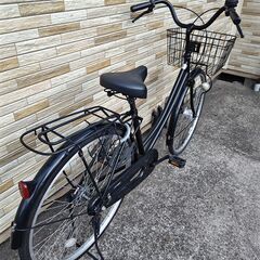 中古自転車変速無し 26インチ LEDオートライト 軽整備済み 防犯登録対応 町田市 相模原市 MM818の画像