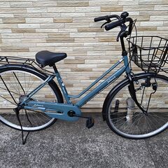 中古自転車変速無し 27インチ LEDダイナモ 軽整備済み 防犯...