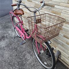 中古自転車変速無し 24インチ LEDオートライト 軽整備済み 防犯登録対応 町田市 相模原市 MM820の画像