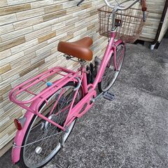 中古自転車変速無し 24インチ LEDオートライト 軽整備済み 防犯登録対応 町田市 相模原市 MM820の画像