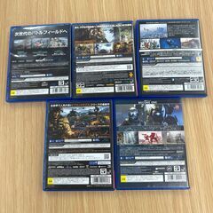 PS4ソフト5点セット『ターミナル』、『バトルフィールド』、『グラセフ』の画像