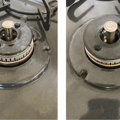 【美品 21年製】パロマ 都市ガス ガスコンロ ガステーブル 左強火 の画像