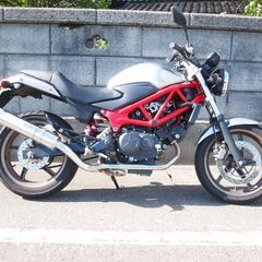 HONDA人気赤フレーム！！VTR250MORIWAKIフルエキFI車実働富山、石川、金沢の画像