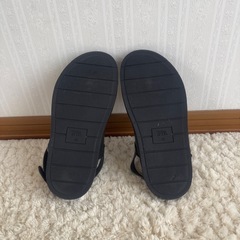 美品ZARAレザーダブルストラップサンダル　42 27cmの画像