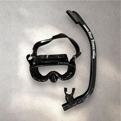 REEF TOURER シュノーケルセット ブラック リーフツアラーの画像