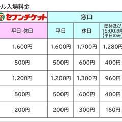 一万人プールチケット 大人×2 子供×2 計4枚の画像