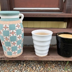 傘立て、植木鉢セット