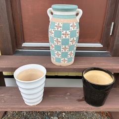 傘立て、植木鉢セットの画像