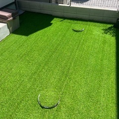 🌿【美品】防草シート一体型 Neith人工芝 8m 残り分お譲りします🌿の画像